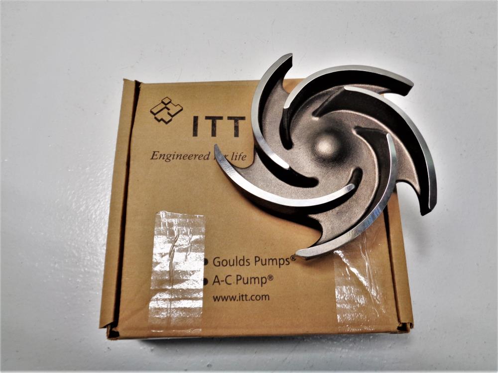 ITT Goulds 3196 MTX 5-Vane Impeller, 316 Stainless Steel, #0100-165 1203